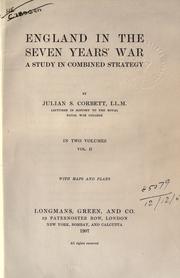 Cover of: England in the Seven Years War by Sir Julian Stafford Corbett
