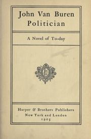 Cover of: John Van Buren, politician by 