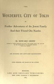 Cover of: The wonderful city of Tokio by Edward Greey