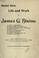 Cover of: Life and work of James G. Blaine -
