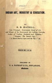 Cover of: Essays on Indian art, industry & education. by E. B. Havell
