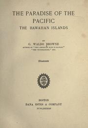 Cover of: The paradise of the Pacific by Browne, George Waldo