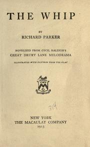 Cover of: The Whip by Richard Parker - undifferentiated