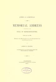 Cover of: James A. Garfield. by James Gillespie Blaine