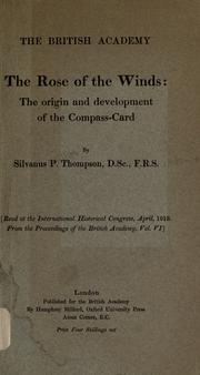 Cover of: The Rose of the winds: the origin and development of the compass-card