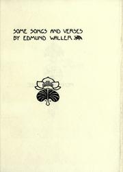 Cover of: Songs and verses