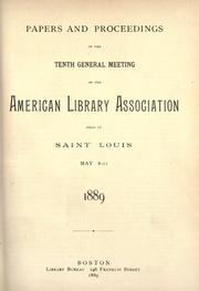 Cover of: Proceedings. by American Library Association, American Library Association