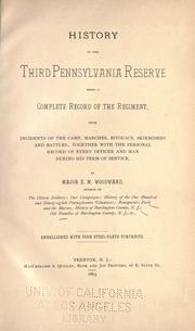 Cover of: History of the Third Pennsylvania Reserve