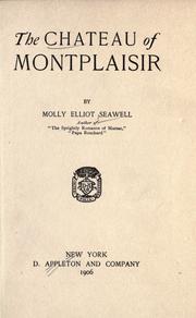 Cover of: The chateau of Montplaisir