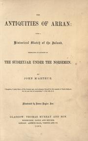 Cover of: The antiquities of Arran by John McArthur