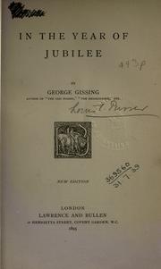 Cover of: In the year of Jubilee. by George Gissing