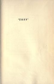Cover of: ' They' by Rudyard Kipling