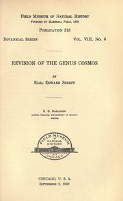 Cover of: Revision of the genus Cosmos by Earl Edward Sherff