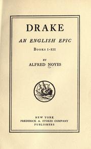 Cover of: Drake, an English epic, books I-XII