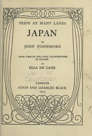 Cover of: Japan by John Finnemore