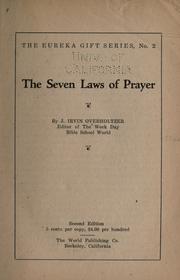 Cover of: The seven laws of prayer