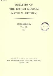 Cover of: Bulletin of the British Museum (Natural History) by 