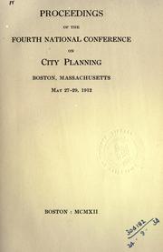 Proceedings of the ... National Conference on City Planning by National Conference on City Planning.