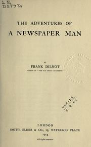 Cover of: adventures of a newspaper man.