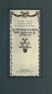 Cover of: The old English Christmas by Washington Irving