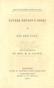 Cover of: Father Henson's story of his own life. by Josiah Henson