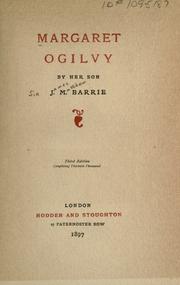 Cover of: Margaret Ogilvy by J. M. Barrie