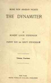 Cover of: The  dynamiter by Robert Louis Stevenson, Robert Louis Stevenson