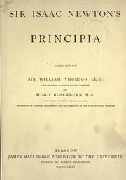 Cover of: Principia by 