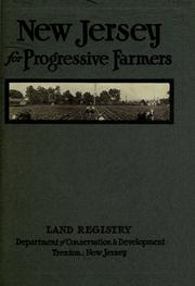Cover of: New Jersey for progressive farmers. by 
