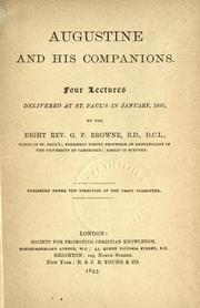 Cover of: Augustine and his companions by Forrest Browne
