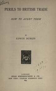 Perils to British trade by Edwin Burgis
