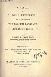 Cover of: The masters of English literature. by Stephen Lucius Gwynn