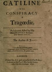 Cover of: Catiline his conspiracy by Ben Jonson