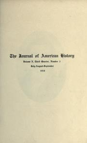 Cover of: History of the Church of Jesus Christ of Latter day saints