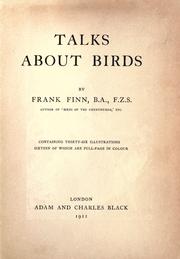 Cover of: Talks about birds by Frank Finn