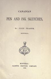Cover of: Canadian pen and ink sketches