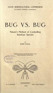 Cover of: Bug vs. bug by Isaac, John.