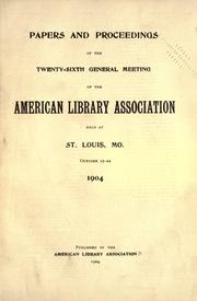 Cover of: Proceedings. by American Library Association