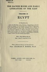 Cover of: The sacred books and early literature of the East by Charles F. Horne