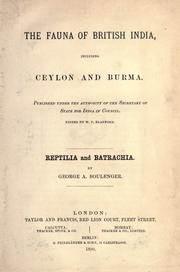 Cover of: Reptilia and Batrachia. by George Albert Boulenger