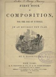 First book in composition for the use of schools by F. Brookfield