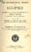 Cover of: The mathematical theory of eclipses, according to Chauvenet's transformation of Bessel's method explained and illustrated, to which are appended Transits of Mercury and Venus and occultations of fixed stars.