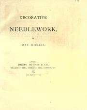 Cover of: Decorative needlework