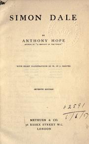 Cover of: Simon Dale by Anthony Hope