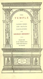 The Temple by George Herbert
