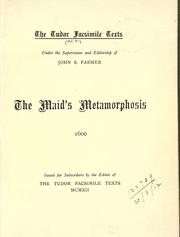 Cover of: The maid's metamorphosis. by 