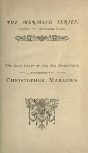 Cover of: Christopher Marlowe by Christopher Marlowe