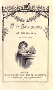 Cover of: City sparrows and who fed them.