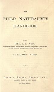 Cover of: The field naturalist's handbook by John George Wood