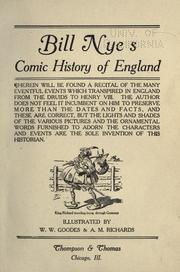 Cover of: Bill Nye's comic history of England.